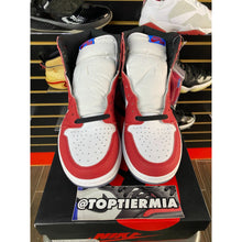 Load image into Gallery viewer, AIR JORDAN 1 HIGH OG SPIDER-MAN ORIGIN STORY 2018 SZ 11