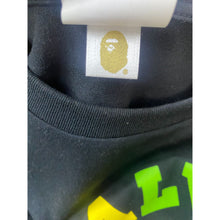 Load image into Gallery viewer, BAPE X J BALVIN CAMO COLLEGE LOGO TEE BLACK SZ XL