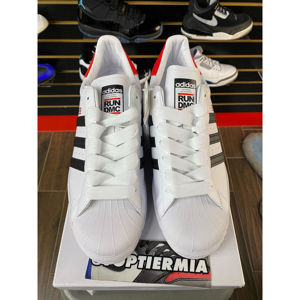 ADIDAS SUPERSTAR X RUN DMC 50TH ANNIVERSARY SZ 13 BRAND NEW