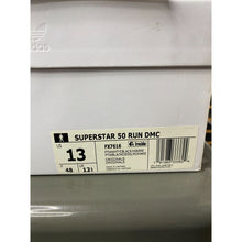 Load image into Gallery viewer, ADIDAS SUPERSTAR X RUN DMC 50TH ANNIVERSARY SZ 13 BRAND NEW