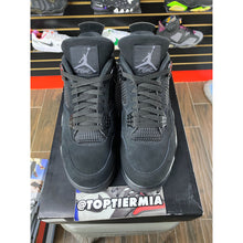Load image into Gallery viewer, AIR JORDAN 4 BLACK CAT SZ 11.5