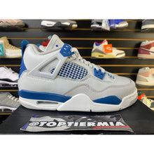 Load image into Gallery viewer, AIR JORDAN 4 MILITARY BLUE (GS) 2024 SZ 5.5Y BRAND NEW B GRADE