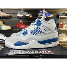 Load image into Gallery viewer, AIR JORDAN 4 MILITARY BLUE (GS) 2024 SZ 5.5Y BRAND NEW B GRADE
