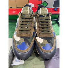Load image into Gallery viewer, valentino rockrunner blue camo sz 41 eu/8 us BRAND NEW
