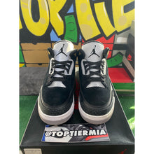 Load image into Gallery viewer, air jordan 3 tinker hatfield black cement sz 10.5
