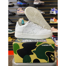 Load image into Gallery viewer, A BATHING BAPE APE BAPE STA TRIPLE WHITE SZ 9
