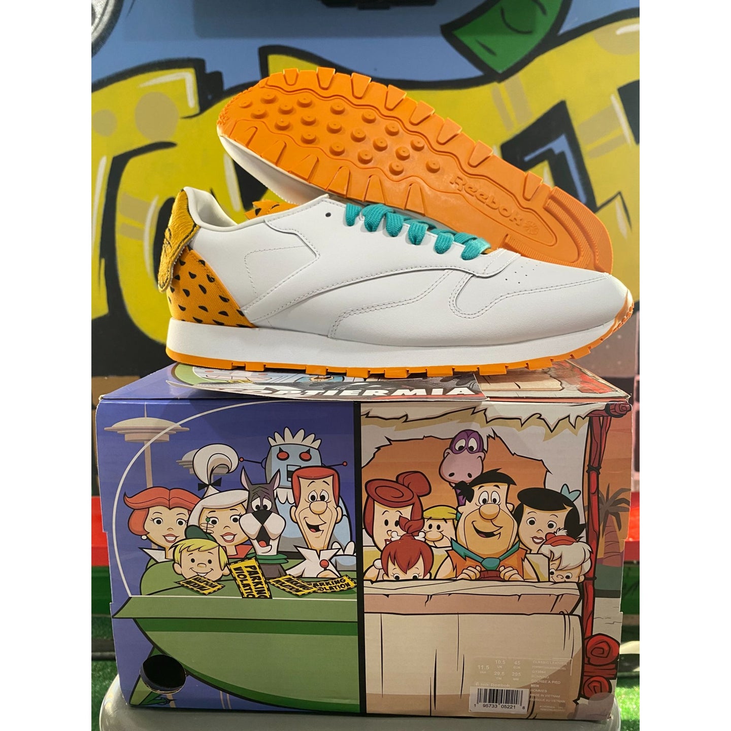 reebok classic leather fred flintstone 2022 sz 11.5 BRAND NEW