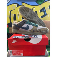 Load image into Gallery viewer, nike dunk low safari golden moss 2022 sz 10.5
