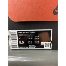 Load image into Gallery viewer, NIKE AIR SUNDER MAX BURGUNDY CRUSH BALTIC BLUE SZ 5.5 BRAND NEW
