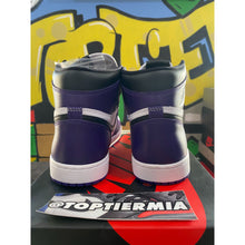 Load image into Gallery viewer, air jordan 1 high og court purple white 2020 sz 11 BRAND NEW
