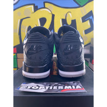 Load image into Gallery viewer, air jordan 3 tinker hatfield black cement sz 10.5
