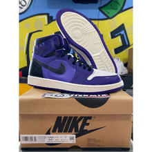 Load image into Gallery viewer, AIR JORDAN 1 HIGH ZOOM AIR CMFT PURPLE PATENT SZ 9
