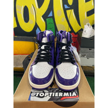 Load image into Gallery viewer, AIR JORDAN 1 HIGH ZOOM AIR CMFT PURPLE PATENT SZ 9
