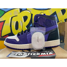 Load image into Gallery viewer, AIR JORDAN 1 HIGH ZOOM AIR CMFT PURPLE PATENT SZ 9
