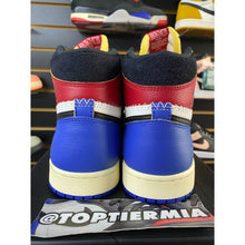 Load image into Gallery viewer, AJ 1 FRAGMENT X UNION LA VARSITY RED SPORT ROYAL SZ 10 BRAND NEW
