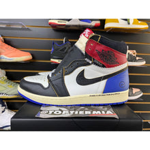 Load image into Gallery viewer, AJ 1 FRAGMENT X UNION LA VARSITY RED SPORT ROYAL SZ 10 BRAND NEW
