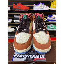 Load image into Gallery viewer, nike dunk mid social status free lunch chocolate milk sz 13
