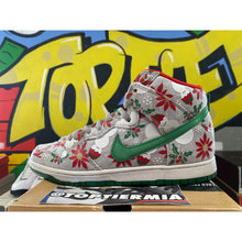 Load image into Gallery viewer, nike sb dunk high concepts ugly christmas sweater 2013 sz 8.5
