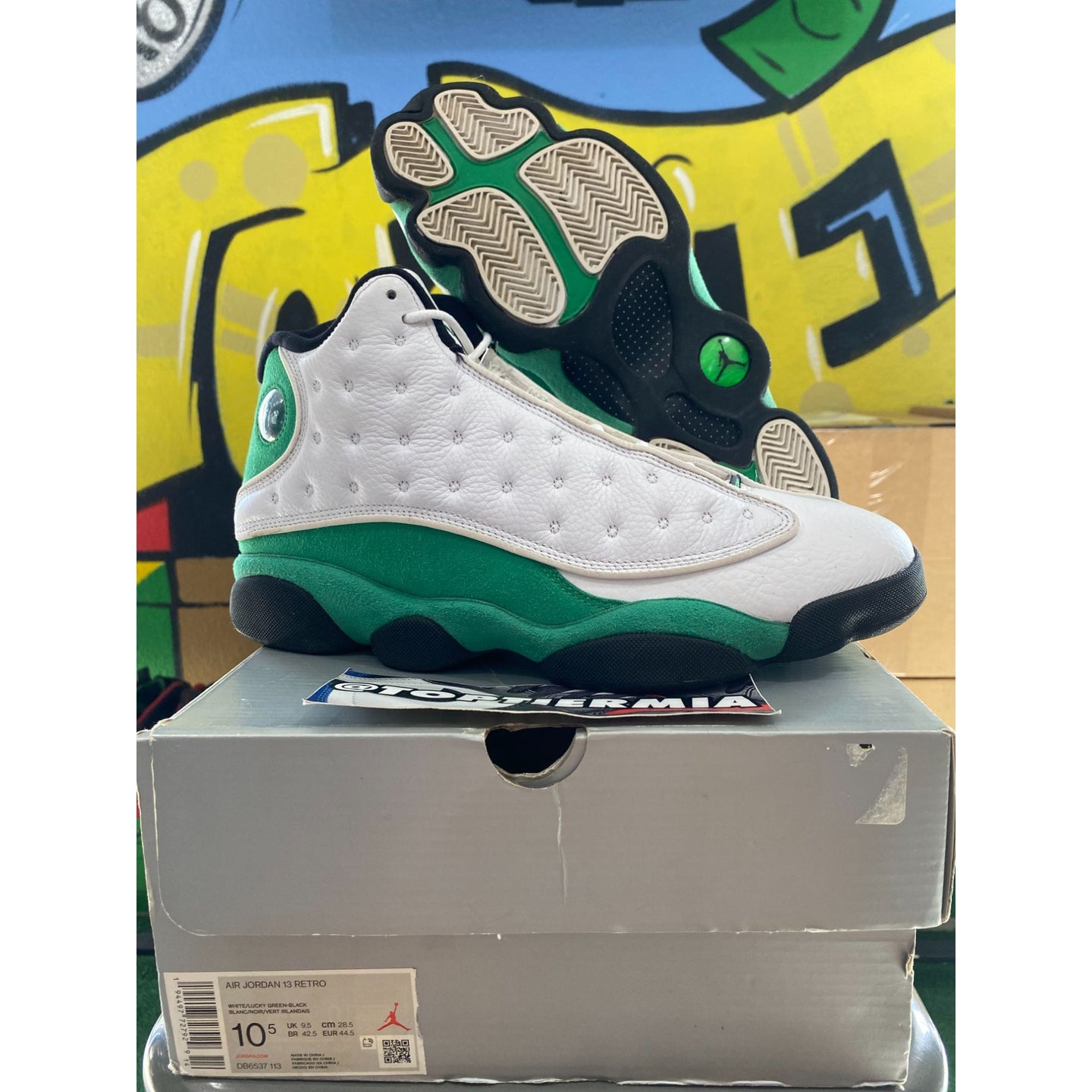 air jordan 13 lucky green 2020 sz 10.5