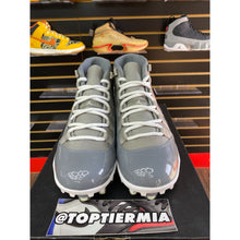 Load image into Gallery viewer, air jordan 11 cleat cool grey 2018 sz 10 BRAND NEW
