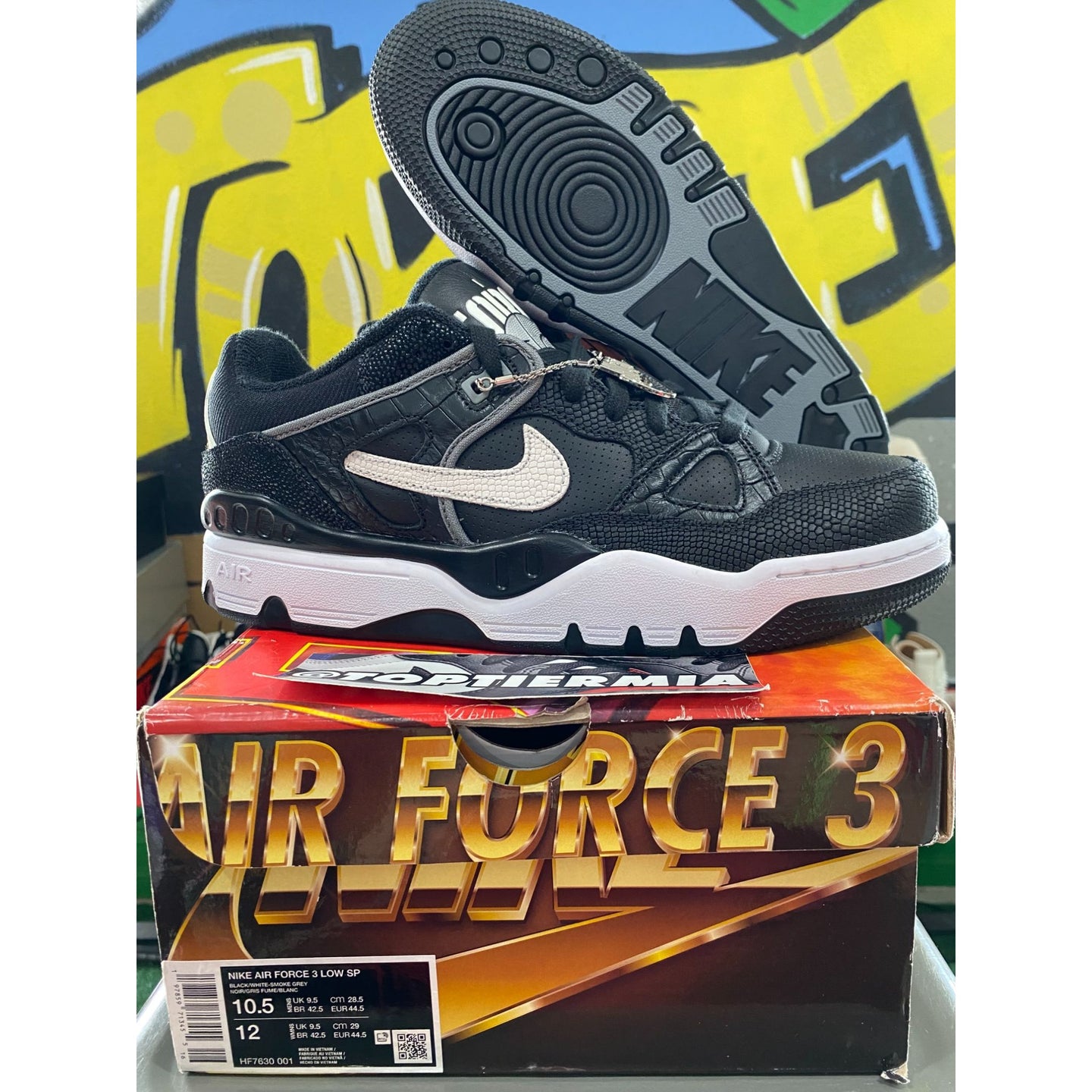 Nike Air Force 3 Low SP Nigo Black White 2025 sz 10.5