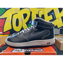 Load image into Gallery viewer, nike air force 1 mid black neutral grey 2006 sz 11 BRAND NEW
