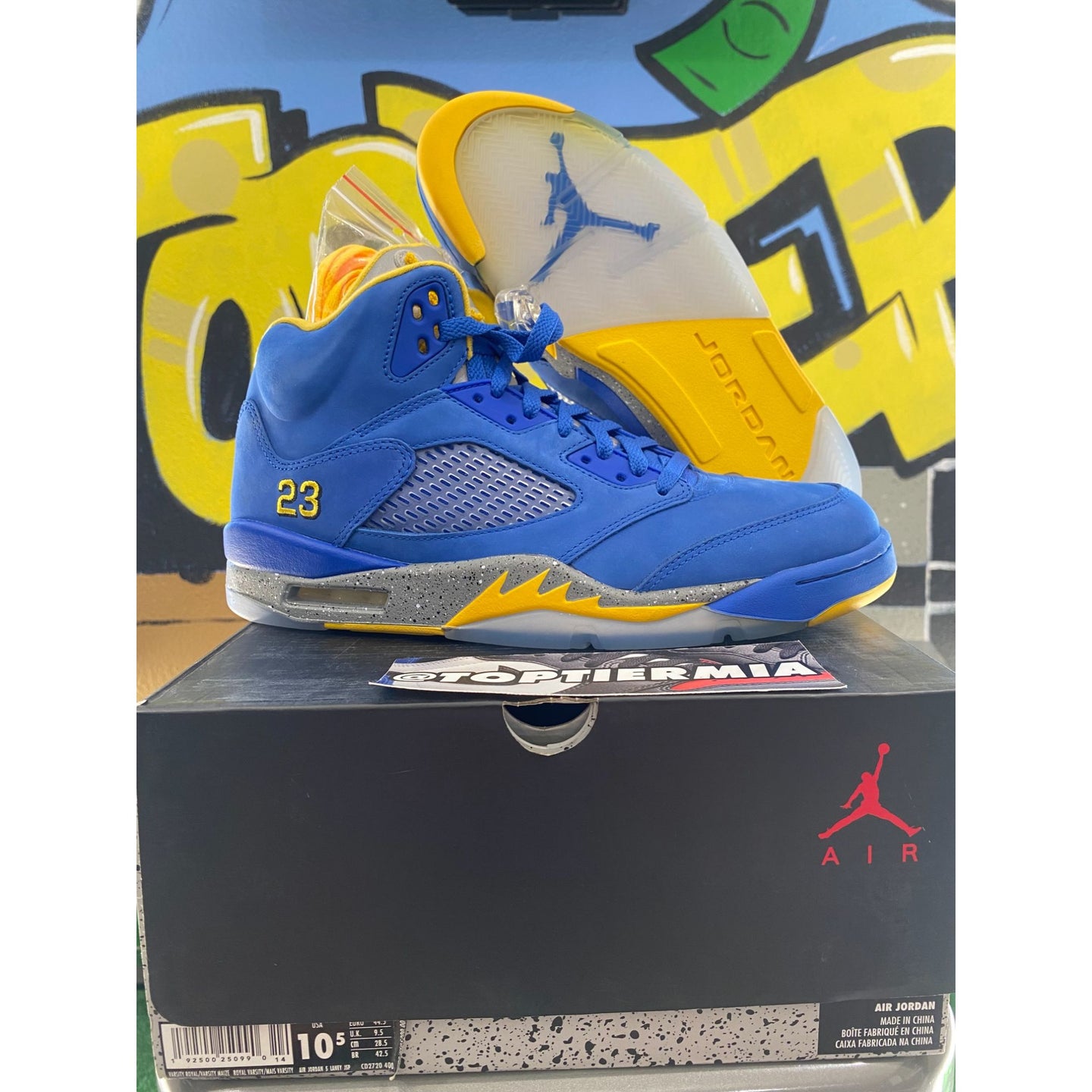 air jordan 5 laney varsity royal 2019 sz 10.5 BRAND NEW