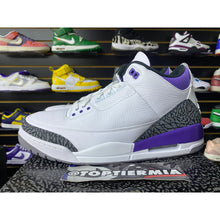 Load image into Gallery viewer, AIR JORDAN 3 DARK IRIS SZ 13 BRAND NEW
