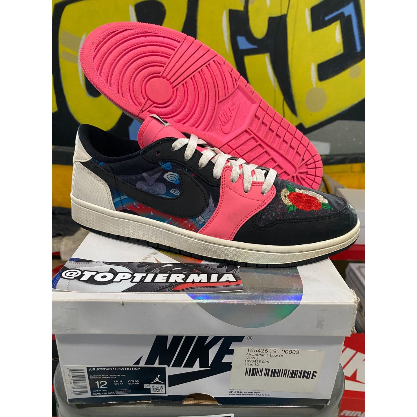 AIR JORDAN 1 LOW CHINEESE NEW YEAR USED SZ 12