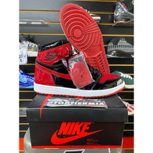 Load image into Gallery viewer, AIR JORDAN 1 PATENT BRED SZ 10.5
