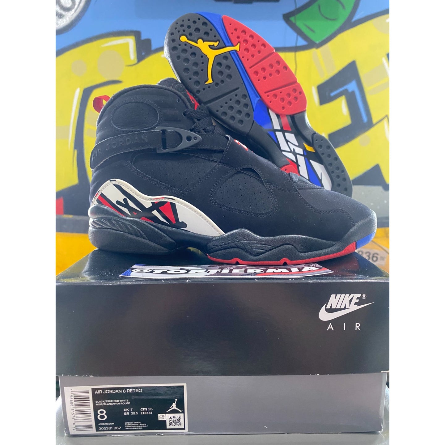 air jordan 8 playoff 2023 sz 8