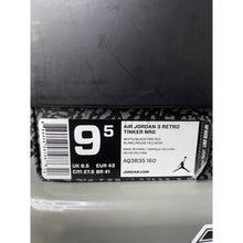 Load image into Gallery viewer, air jordan 3 tinker hatfield 2018 sz 9.5
