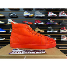 Load image into Gallery viewer, CHRISTIAN LOUBOUTIN ORANGE SUEDE sz 40.5

