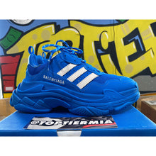 Load image into Gallery viewer, Balenciaga x adidas Triple S Blue White 2022 sz 41eu/8us BRAND NEW
