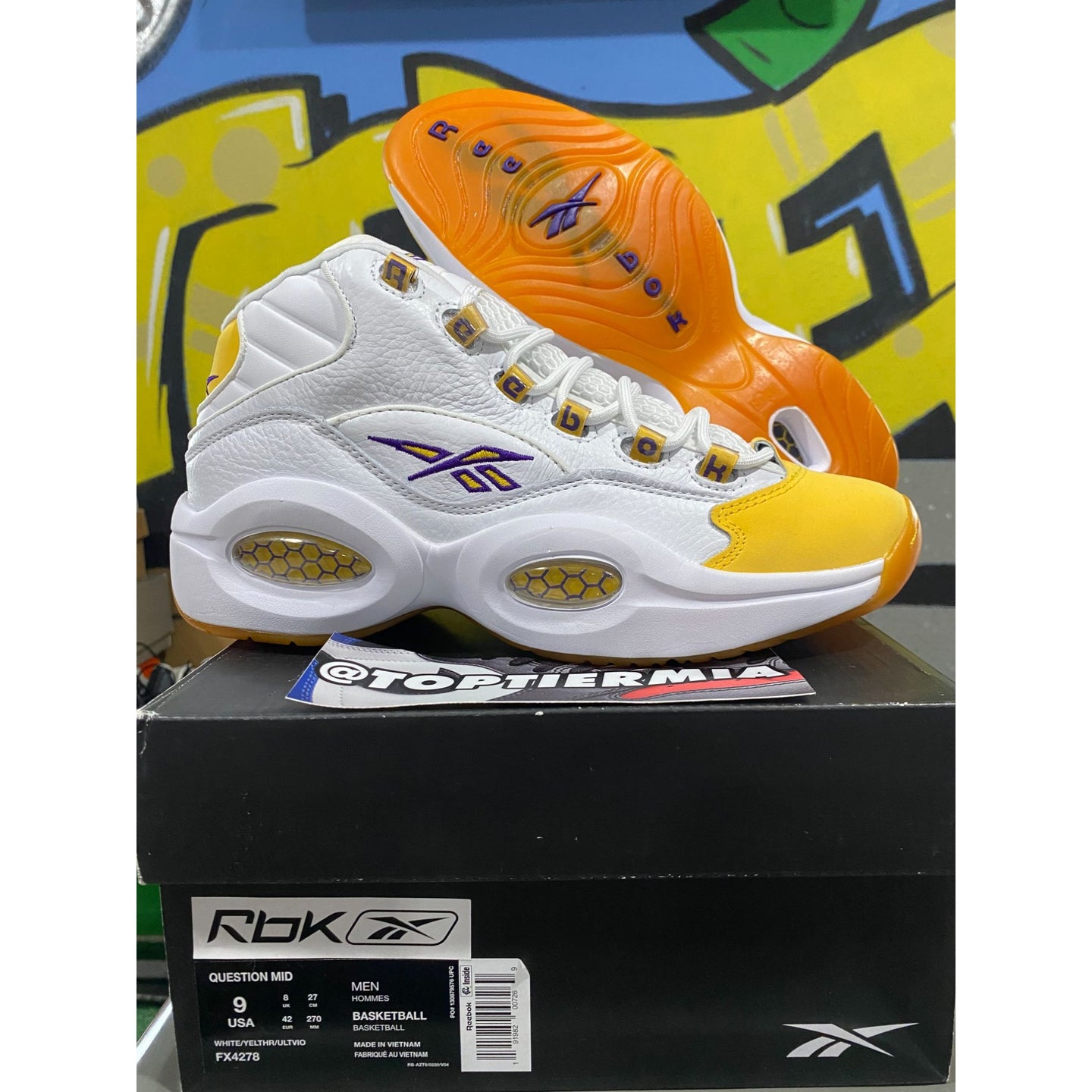 reebok question mid yellow toe kobe bryant pe 2020 sz 9