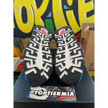 Load image into Gallery viewer, versace trigeca white grey blue sz 42eu/9us
