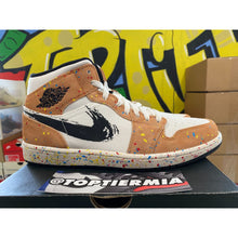 Load image into Gallery viewer, air jordan 1 mid brushstroke 2021 sz 11 BRAND NEW
