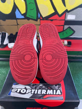 Load image into Gallery viewer, air jordan 1 low gs black toe 2023 sz 6.5
