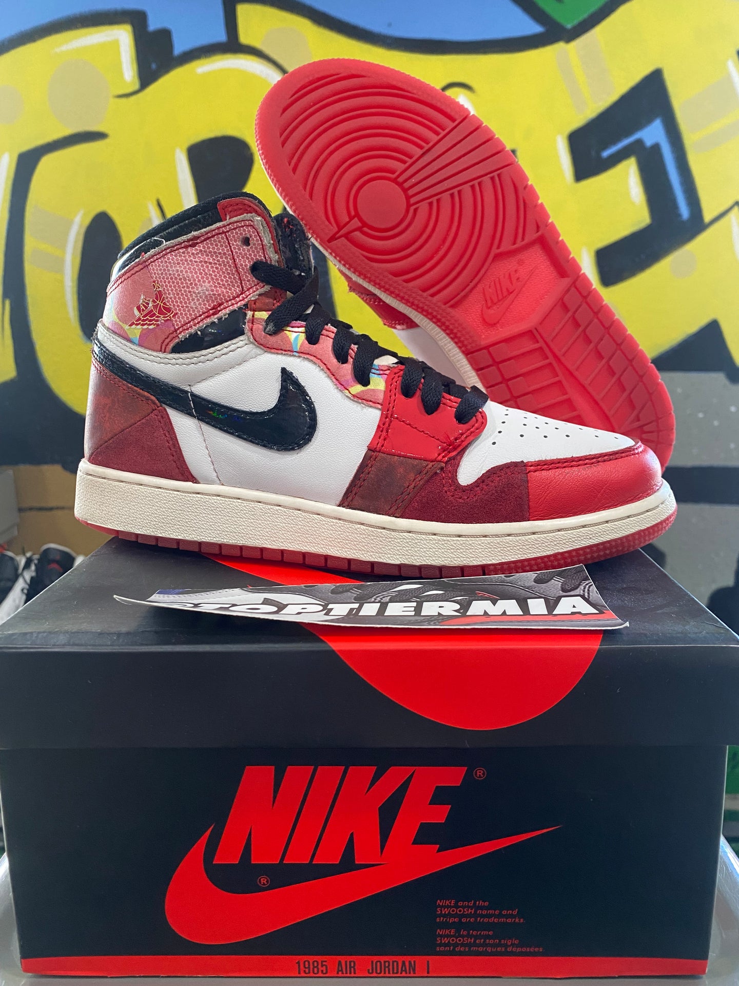 air jordan 1 high gs across the spider-verse 2023 sz 6