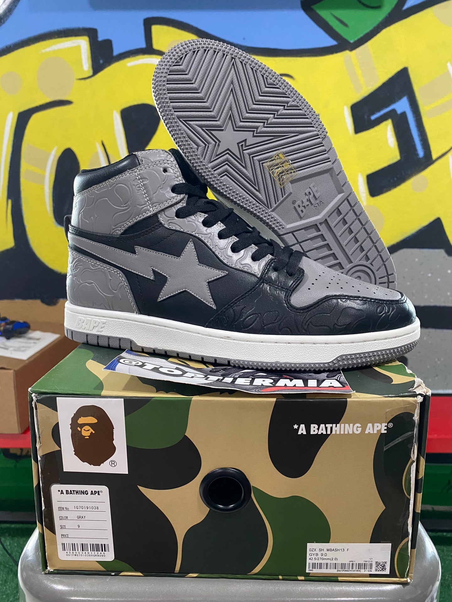 bape courtsta high shadow 2021 sz 9 BRAND NEW