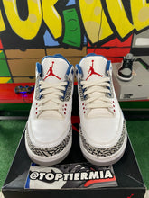 Load image into Gallery viewer, air jordan 3 true blue 2011 sz 8.5
