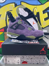 Load image into Gallery viewer, air jordan 4 wmns purple canyon 2022 sz 8w/6.5m
