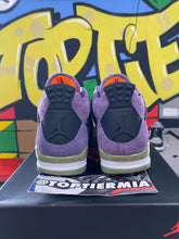 Load image into Gallery viewer, air jordan 4 wmns purple canyon 2022 sz 8w/6.5m
