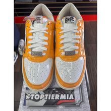 Load image into Gallery viewer, BAPESTA M1 LOW SHARK FACE ORANGE SZ 9.5
