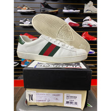 Load image into Gallery viewer, gucci ace low leather white sz 11uk/11.5us
