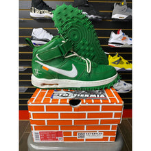Load image into Gallery viewer, nike air force 1 mid off white pine green sz 8.5
