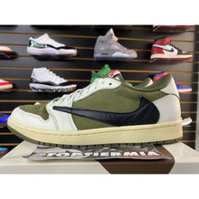 Load image into Gallery viewer, AIR JORDAN 1 X TRAVIS SCOTT OLIVE SZ 9
