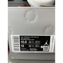 Load image into Gallery viewer, AIR JORDAN 2 HIGH UNION GREY FOG  SZ 10.5 BRAND NEW

