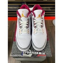 Load image into Gallery viewer, AIR JORDAN 3 CARDINAL RED SZ 12
