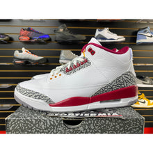 Load image into Gallery viewer, AIR JORDAN 3 CARDINAL RED SZ 12
